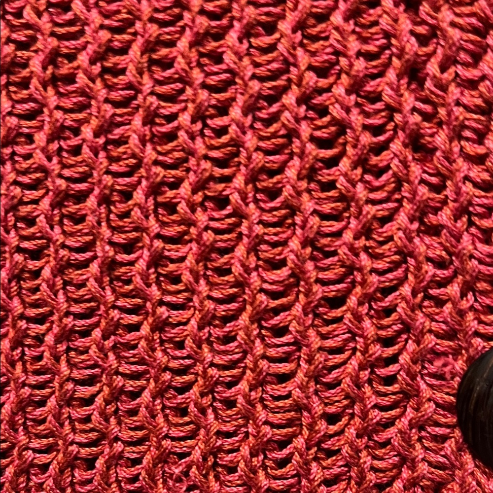 Peruvian Connection Deep Rust Cardigan - Picture 8 of 8